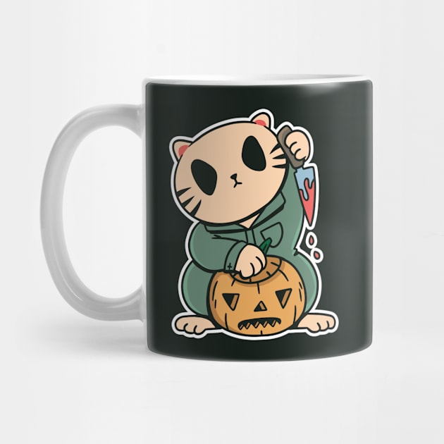 Killer Cat // Pumpkin Carving Cat by SLAG_Creative